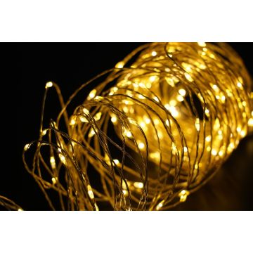 Modee | Kerstverlichting LED lichtsnoer | 5m | 50 Lichtpunten | IP20 | Warm Wit licht