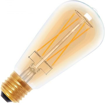 Segula | LED Edison Lamp | Grote fitting E27 Dimbaar | 6W (vervangt 40W) 