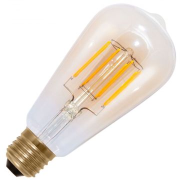Segula | LED Edison Lamp | Grote fitting E27 Dimbaar | 6W (vervangt 47W) Goud