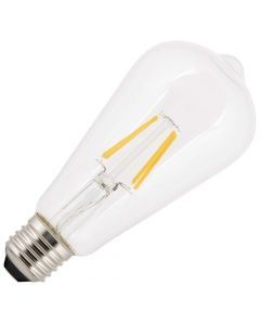 Bailey | LED Edison Sensorlamp Dag/Nacht | Grote fitting E27 | 4W (vervangt 60W)