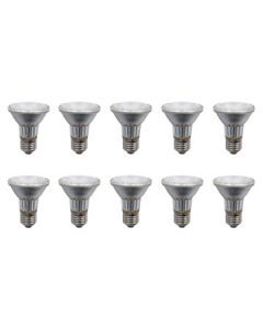 10x Halogeen Spot PAR20 | Grote fitting E27 Dimbaar | 50W 63mm