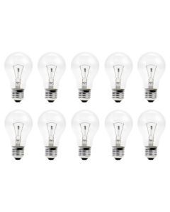 10x Gloeilamp | Grote fitting E27 | 150W