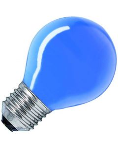 Gloeilamp Kogellamp | Grote fitting E27 | 25W Blauw