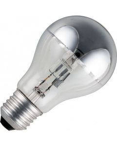 Halogeen ECO Kopspiegellamp | Grote fitting E27 | 28W (vervangt 40W) Zilver