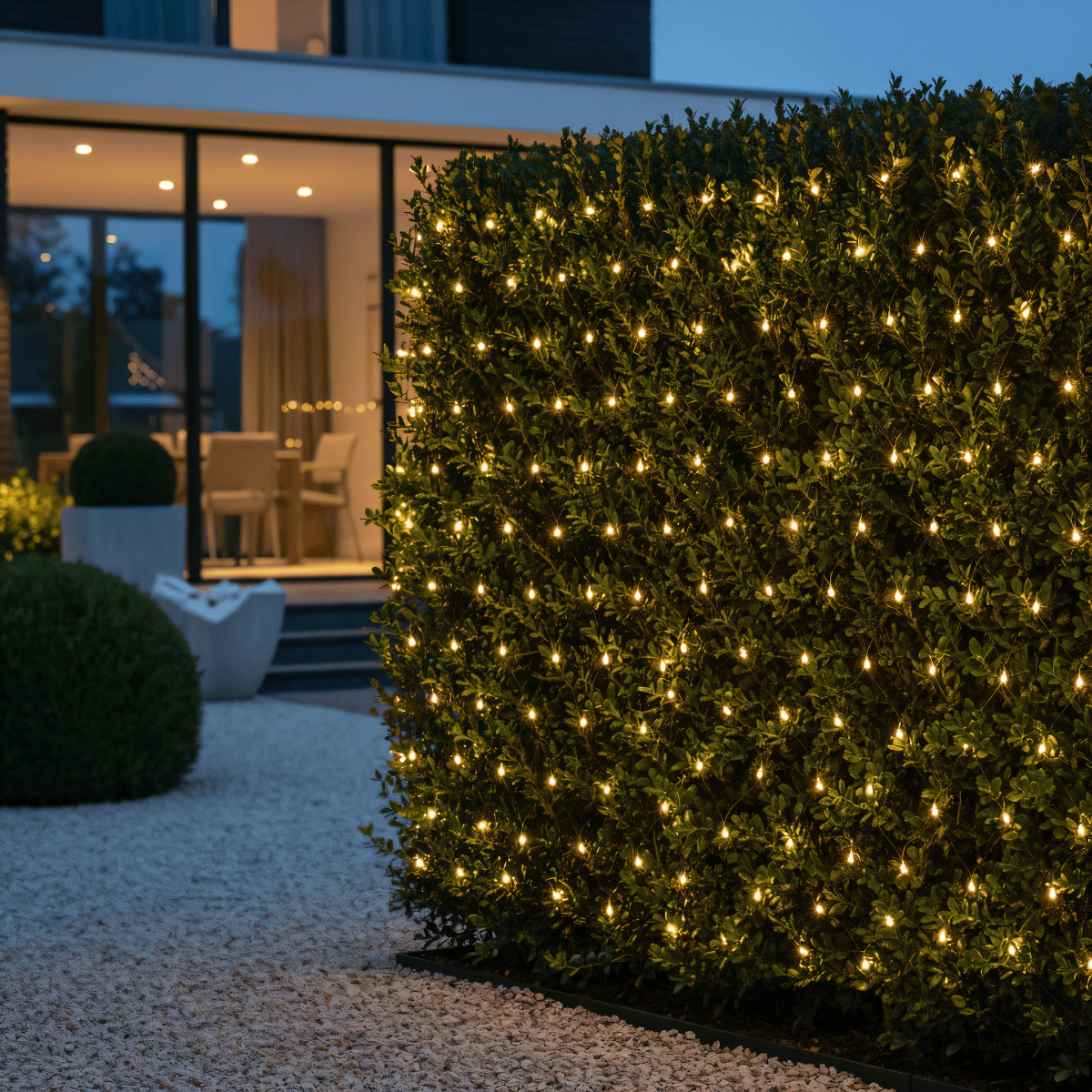 Lighto | Kerstverlichting | Lichtnet | IP44 | Geschikt Voor Binnen & Buiten | 8-Functies | 144 Led Lampjes | 2x2 Meter Kabel