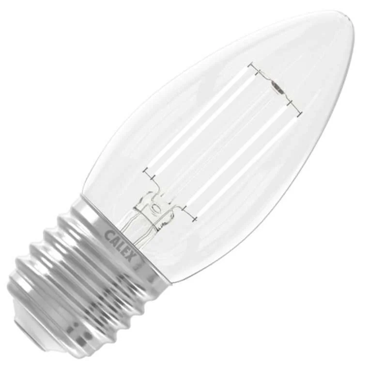 Calex | LED filament | Grote fitting E27 | Kaarslamp | 35mm | 4.5W