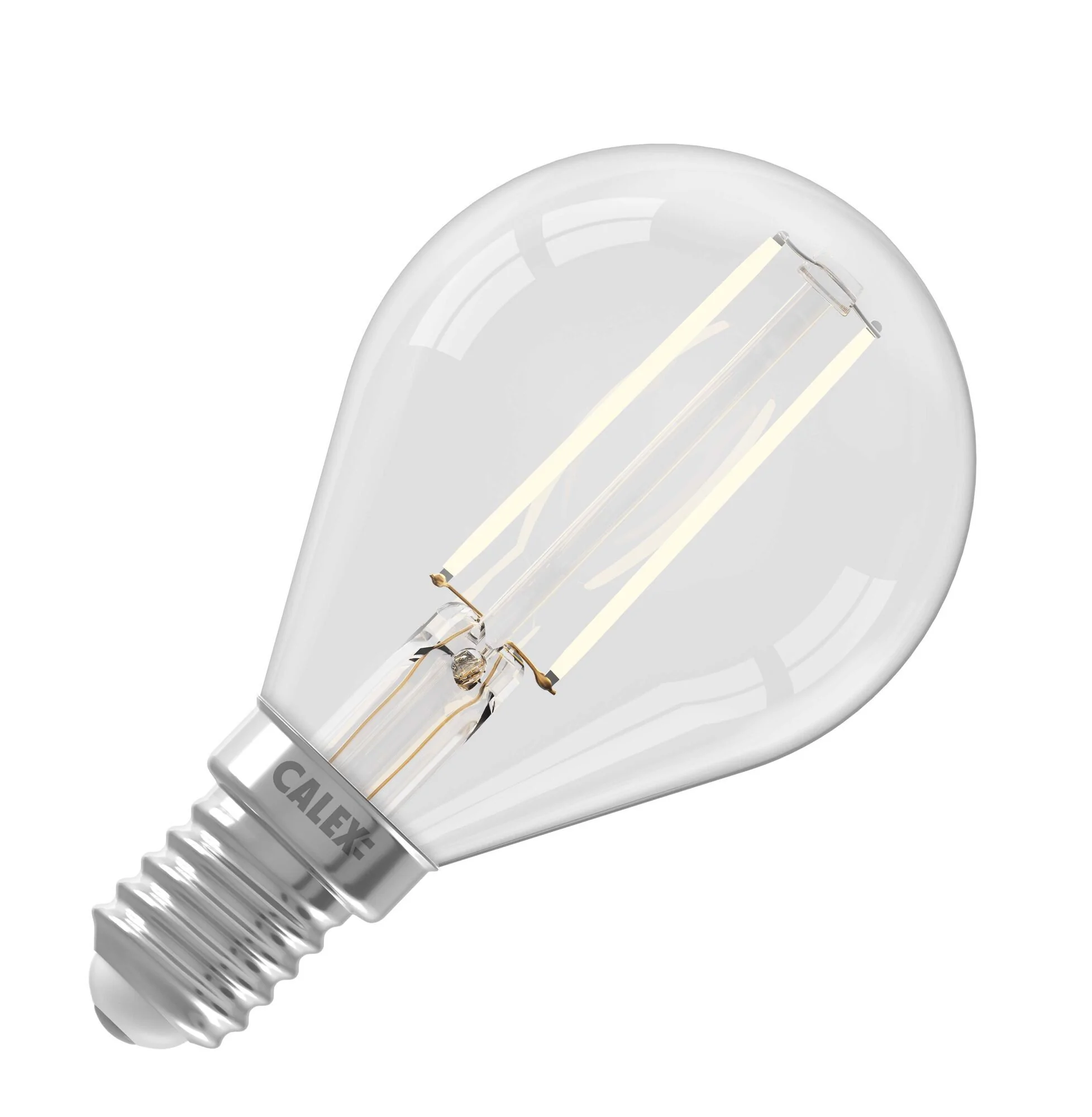 Calex | LED filament | Kleine fitting E14 | P45 Kogel | Helder | 3.5W