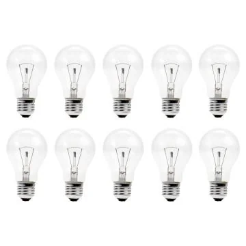 Gloeilamp | Grote fitting E27 | Standaardlamp | Helder | 65mm | 200W