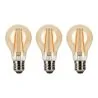 Bailey | 3x LED Lamp | Grote fitting E27 | 6W