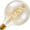 Lighto | LED filament | Grote fitting E27 | Globelamp | Goud | 125mm | 4W