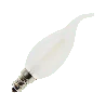 Lighto | LED filament | Kleine fitting E14 | Kaarslamp tip | Mat | 35mm | 2W