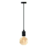 Calex | Pendule | Aluminium | Mat Zwart | 3-rings model | 1,5M kabel | E27 fitting