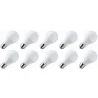 Lighto | LED lamp | Grote fitting E27 | Standaardlamp | Opaal | 60mm | 7W | 10 stuks