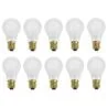 Gloeilamp | Grote fitting E27 | Standaardlamp | Mat | 65mm | 200W