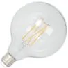 Lighto | LED filament | Grote fitting E27 | Globelamp | Helder | 125mm | 4W
