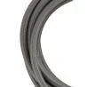 Bailey stoffen kabel 2-aderig grijs 3m