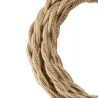 Bailey stoffen kabel gedraaid 2-aderig metallic champagne 3m
