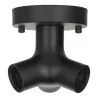 Bailey | Plafond-/wandarmatuur | LED uitwisselbaar | 60W Niet dimbaar