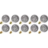 Lighto | LED filament | Grote fitting E27 | Globelamp | Zwart | 95mm | 5W | 10 stuks