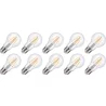 Lighto | LED filament | Grote fitting E27 | Standaardlamp | Helder | 60mm | 5W | 10 stuks