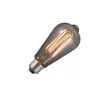 Lighto | LED Filament | E27 Fitting | Edisonlamp | Rookglas | ST64 | 64mm | 6W