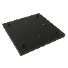 Calex | Metalen plafondplaat | 40x40cm | 4 gaten | Mat Zwart