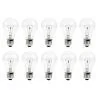 Gloeilamp | Grote fitting E27 | Standaardlamp | Helder | 55mm | 40W
