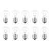 Gloeilamp | Grote fitting E27 | Kogellamp | Helder | 45mm | 60W