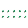 Lighto | LED lamp | Grote fitting E27 | Kogellamp | Groen | 45mm | 1W | 10 stuks