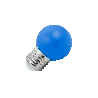 Lighto | LED lamp | Grote fitting E27 | Blauw | Kogellamp | 45mm | 1.5W | Dimbaar | Geschikt voor prikkabel