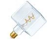 SPL | LED Filament | Grote fitting E27 | Kubuslamp | Kristal | 4W | Dimbaar