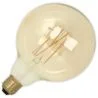 Lighto | LED filament | Grote fitting E27 | Globelamp | Goud | 95mm | 4W