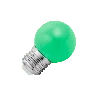 Lighto | LED lamp | Grote fitting E27 | Kogellamp | Groen | 45mm | 1W