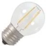 Lighto | LED filament | Grote fitting E27 | Kogellamp | Helder | 45mm | 2W