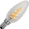 SPL | LED Kaarslamp gedraaid | Kleine fitting E14 Dimbaar | 4W (vervangt 25W)