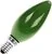 Gloeilamp | Kleine fitting E14 | Kaarslamp | Groen | 35mm | 25W