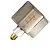 SPL | LED Filament | Grote fitting E27 | Kubuslamp | Helder | Rook | 4W | Dimbaar