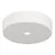 Bailey plafondkap metaal wit + witte kabel grip