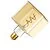 SPL | LED Filament | Grote fitting E27 | Kubuslamp | Helder | Goud | 4W | Dimbaar