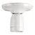 Bailey plafondfitting porselein E27 wit