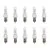 Halogeenlamp | Kleine fitting E14 | Buislamp | Helder | 14mm | 75W